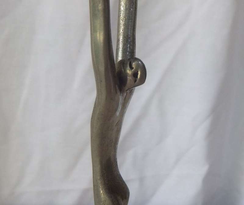 FOOT FETISH ? THE COOLEST FUNNIEST""MAN"" MOTIF CANDLE HOLDER BY SA DESIGNER CARROL BOYES !!  WOW !!