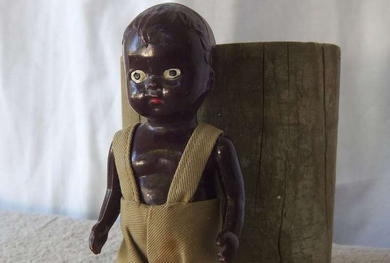 HEY !! WHEN LAST DID YOU SEE THIS GUY ? MADE IN JOHANNESBURG ..1960`S OR 1970`S...CUTE AFRICANA !!
