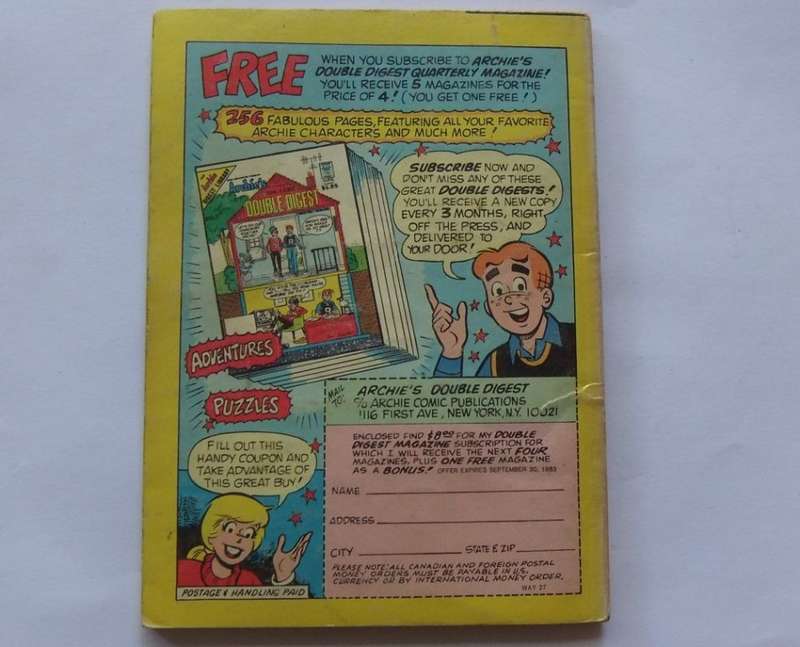 AUGUST 1983 VINTAGE COMICS DIGEST "" ARCHIE ANDREWS ""  NO 27 !! FREE COMBINING !!