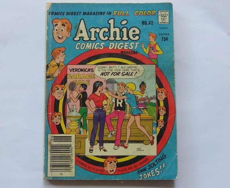 JUNE 1980 VINTAGE COMICS DIGEST "" ARCHIE ""  NO 42 !! FREE COMBINING !!