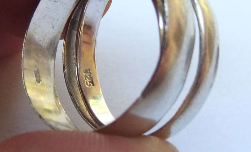 OH YEAH !! DEAL TIME !! FIVE SOLID STERLING SILVER RINGS FOR YOUR WINNING BID !! TAKE THE LOT !! WOW