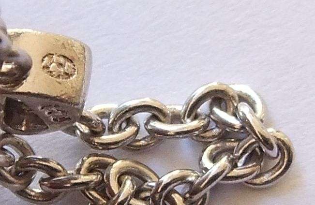 RARELY SEEN !! A STERLING SILVER DESIGNER CHAIN RING PLUS A STERLING SILVER BRACELET !! SWEET DEAL !