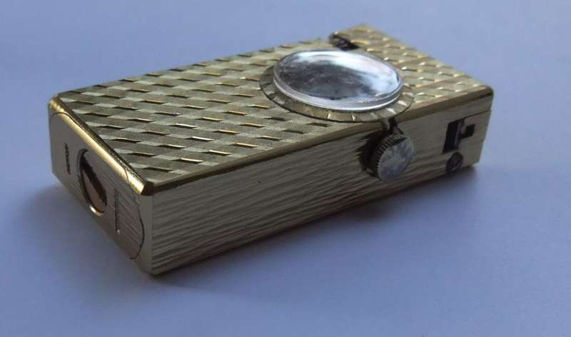 AN ULTRA RARE VINTAGE LIGHTER WATCH COMBO BY ""BUCHERER"" OF SWITZERLAND - SUPREME QUALITY