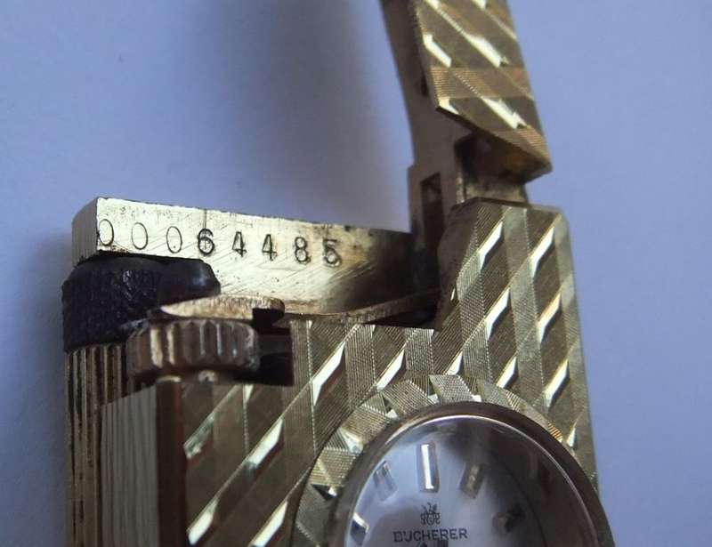AN ULTRA RARE VINTAGE LIGHTER WATCH COMBO BY ""BUCHERER"" OF SWITZERLAND - SUPREME QUALITY