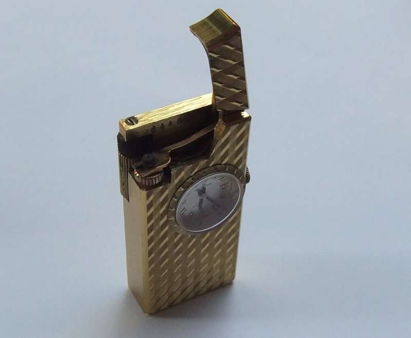 AN ULTRA RARE VINTAGE LIGHTER WATCH COMBO BY ""BUCHERER"" OF SWITZERLAND - SUPREME QUALITY