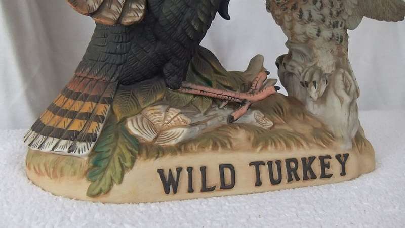 EXCEPTIONALLY RARE- A 1985 LIMITED EDITION WILD TURKEY 8 YEAR OLD BOURBON WHISKEY IN SEALED DECANTER