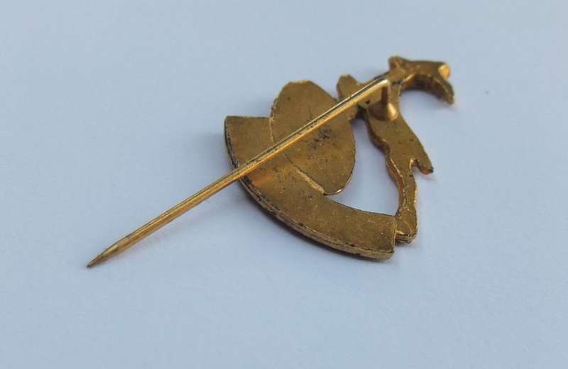 A vintage SA Rugby touring lapel pin - Afrikaans
