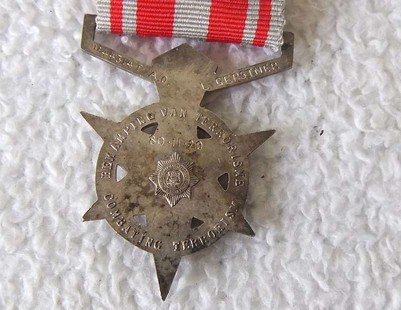 5 MEDALS AWARDED TO THE SAME OFFICER-COMBATTING TERRORISM , MERIT , FAITHFUL SERVICE- 3 STERLING SIL