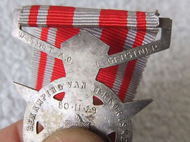 5 MEDALS AWARDED TO THE SAME OFFICER-COMBATTING TERRORISM , MERIT , FAITHFUL SERVICE- 3 STERLING SIL