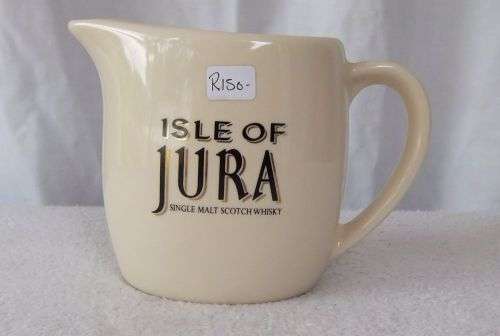 A VINTAGE ISLE OF JURA SCOTCH WHISKY PUB WATER JUG MADE IN FRANCE