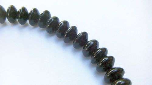 A ONE OF A KIND BUCK HORN , BONE , TIGERS EYE , BLACK STONE AND STERLING SILVER NECKLACE !!