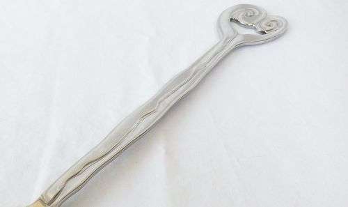ONE HALF OF A SET OF SALAD SERVERS BY CARROL BOYES !! THE SET SELLS FOR $124.99 - BARGAIN HERE !!