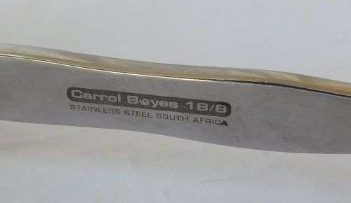 ONE HALF OF A SET OF SALAD SERVERS BY CARROL BOYES !! THE SET SELLS FOR $124.99 - BARGAIN HERE !!