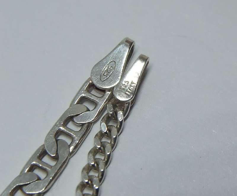 DOUBLE DEAL !! TWO SOLID STERLING SILVER IDENTITY BRACELETS !! DIFFERENT STYLES !! BID FOR BOTH !!