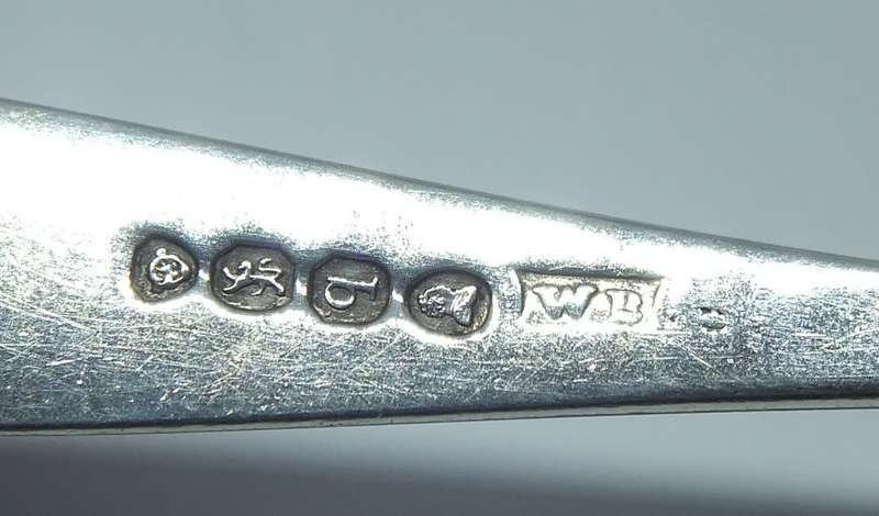 AMAZING FIND !! AN 1831 HALLMARKED STERLING SILVER SPOON BY IMPORTANT SILVERSMITH WILLIAM BATEMAN II