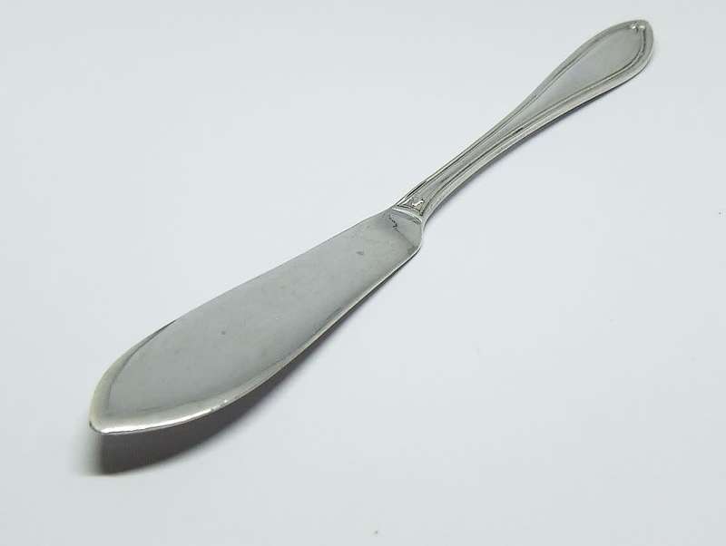 TOP CLASS !! A 1956 HALLMARKED SOLID STERLING SILVER PATE KNIFE BY A.S.P.CO OF SHEFFIELD ENGLAND !!