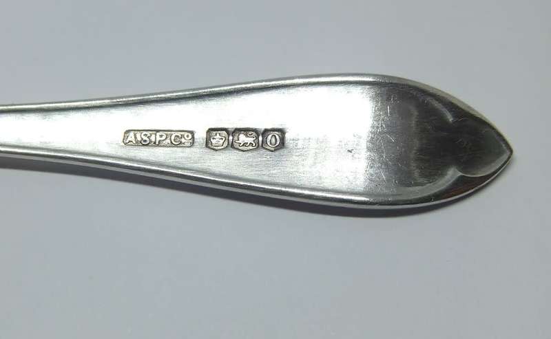 TOP CLASS !! A 1956 HALLMARKED SOLID STERLING SILVER PATE KNIFE BY A.S.P.CO OF SHEFFIELD ENGLAND !!