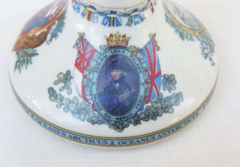 A rare vintage British navy Pusser`s rum miniature decanter
