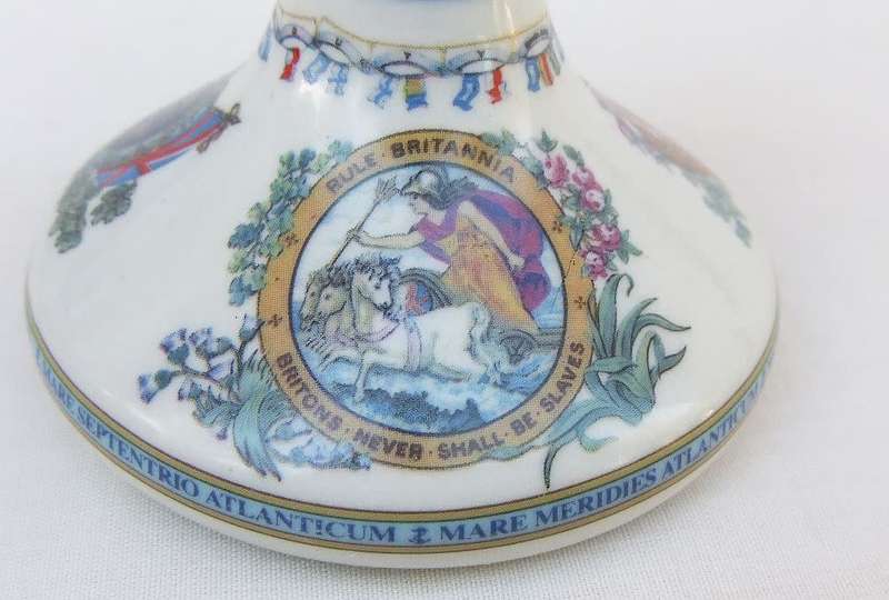 A rare vintage British navy Pusser`s rum miniature decanter