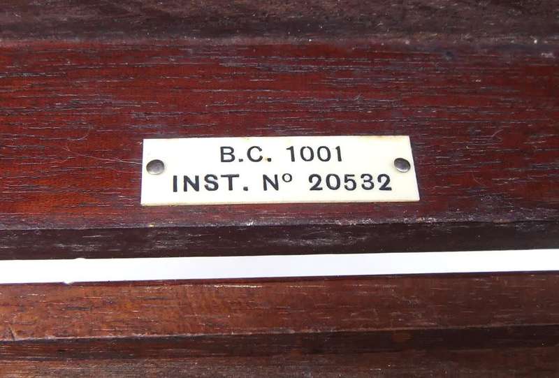 An exceptionally cool rare 100 year old hand made wooden housing for a Gecophone ( radio receiver )