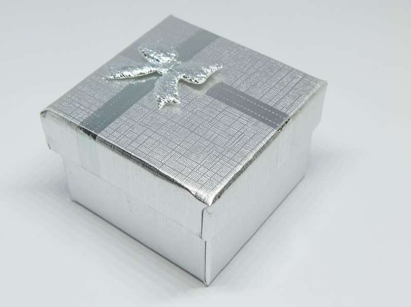 Three genuine sterling silver rings that interlock perfectly - Brand new - With gift box