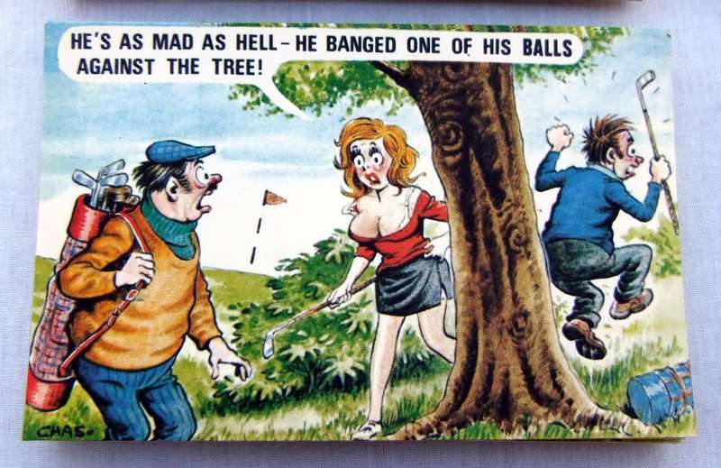 400 Naughty vintage postcards - Unused - You are bidding per postcard - Conversation starters