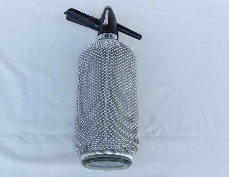 A tall and heavy vintage look soda syphon