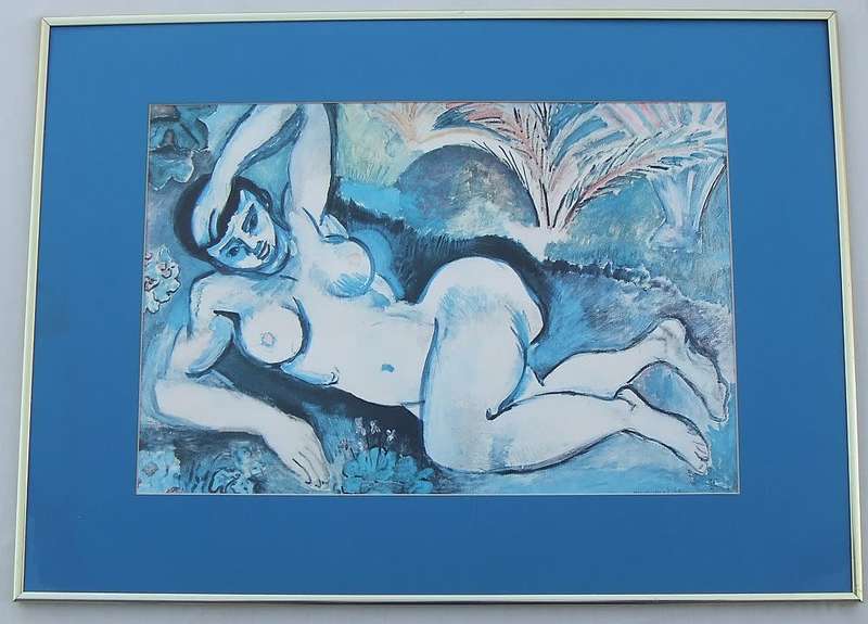 A rarely seen vintage professional art print of an artwork by Henri Matisse