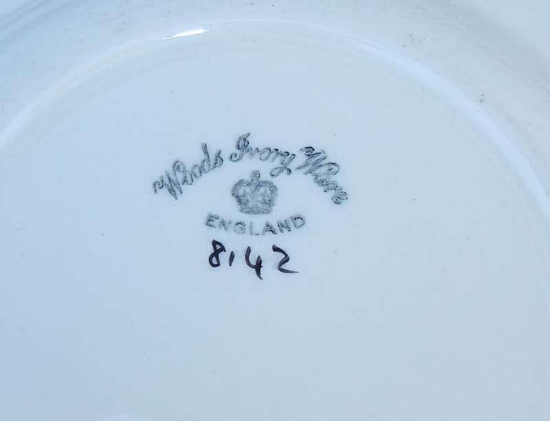 A rare lot of Art Deco period porcelain by Woods Ivory Ware including a trio & snack dish