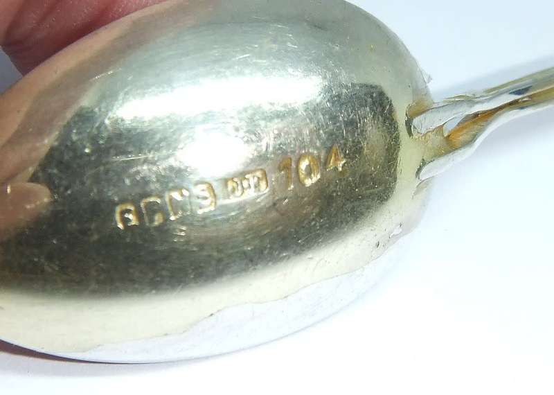 A vintage commemorative silverplate teaspoon made for the R.M.S Walmer Castle - Union Castle