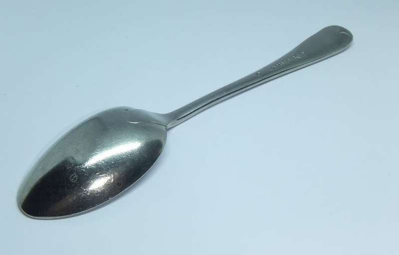 A vintage commemorative silverplate teaspoon made for the Union Castle Shipping Line
