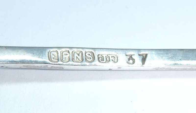 A vintage commemorative silverplate teaspoon made for the R.M.S Kenilworth Castle - Union Castle