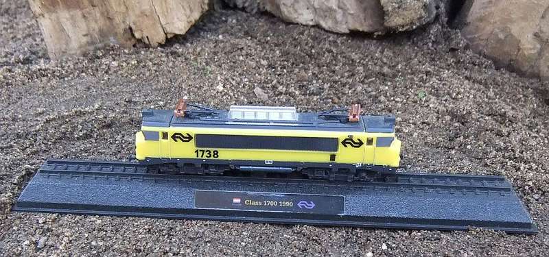A highly detailed model of the 1990 Class 1700 locomotive ( Holland )