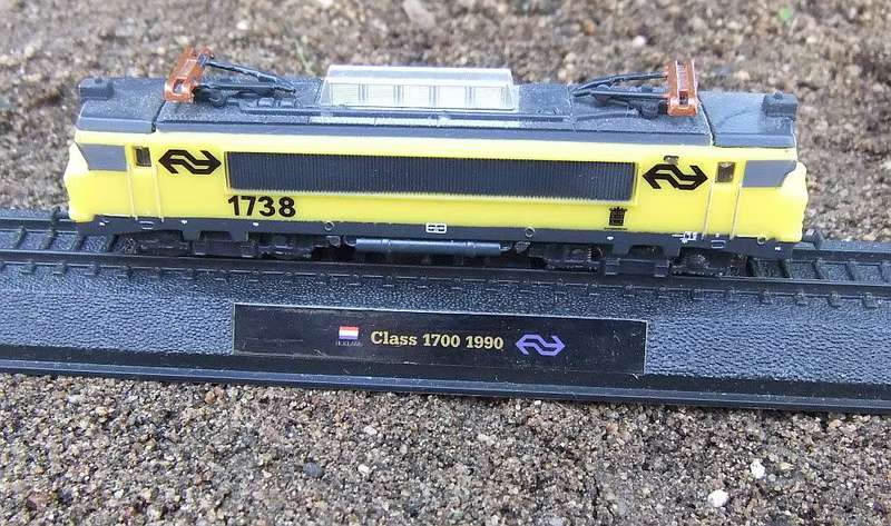 A highly detailed model of the 1990 Class 1700 locomotive ( Holland )
