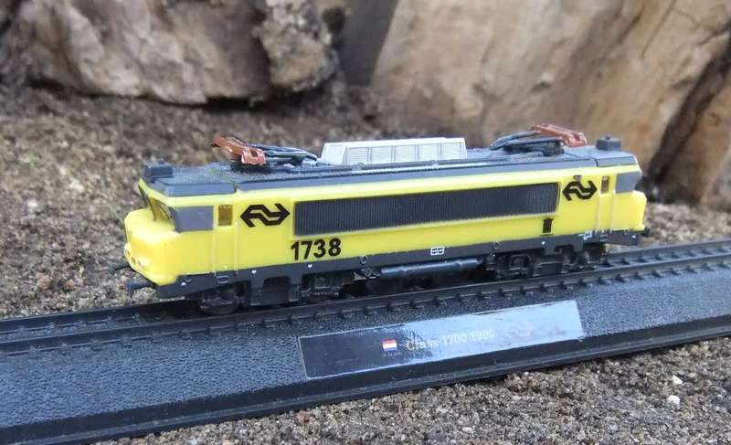 A highly detailed model of the 1990 Class 1700 locomotive ( Holland )