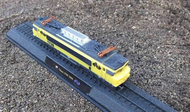 A highly detailed model of the 1990 Class 1700 locomotive ( Holland )