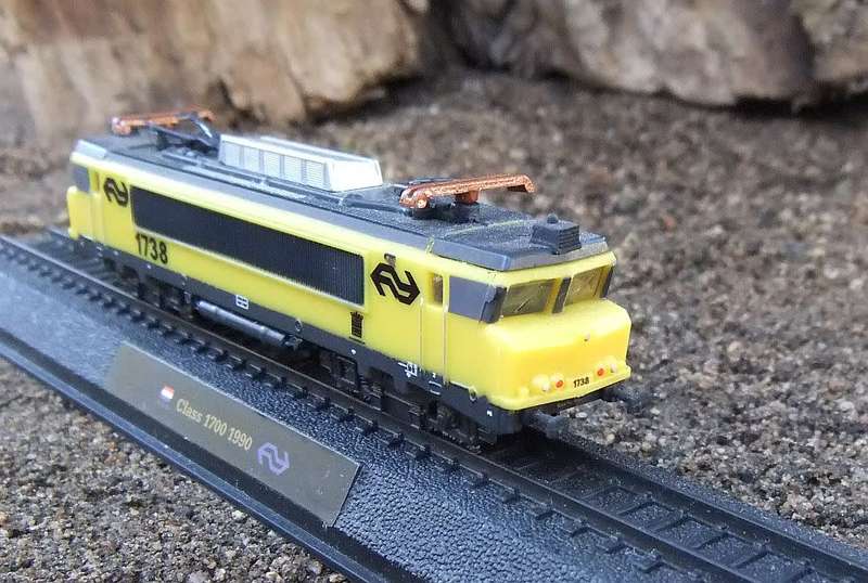 A highly detailed model of the 1990 Class 1700 locomotive ( Holland )