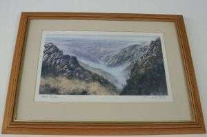 ART PRINT OF GODS WINDOW - SIGNED AND NUMBERED BY ARTIST LOUIS AUDIE