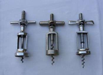 THREE METAL CORKSCREWS - POSTAGE R30
