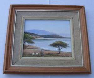 ORIGINAL OIL ON BOARD BY LISTED ARTIST JEAN HAY - POSTAGE R50