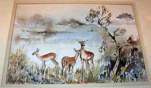 AMAZING INVESTMENT - LISTED ARTIST BOBBIE RENECLE - POSTAGE R60