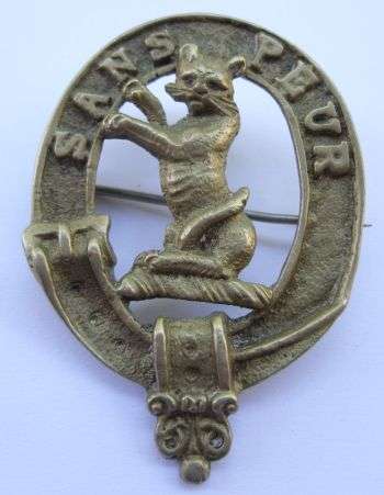 OLD SCOTTISH BADGE / BROOCHE / KILT PIN - POSTAGE R30