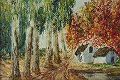 Original oil on board by Beukes