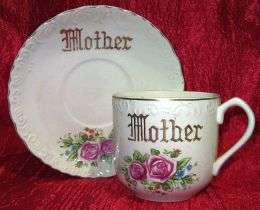 Very very very old extra large Mothers gift duo - ageless beauty - Victorian ?
