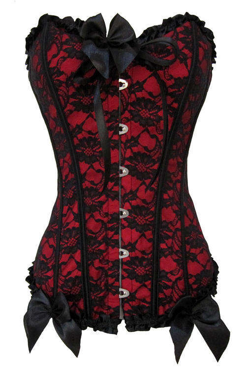 SALE!! STUNNING CORSET WITH MATCHING G-STRING - SIZE LARGE