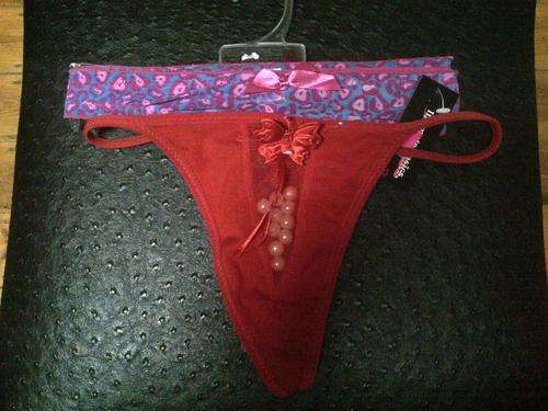 GORGEOUS 2 PACK G-STRINGS - SIZE MEDIUM