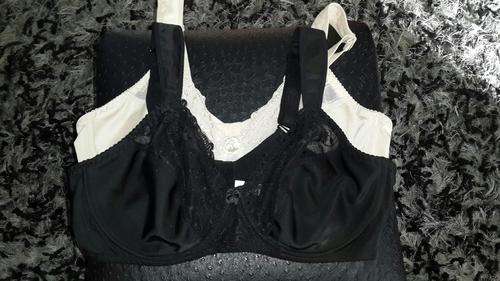 LATE ENTRY!!! BLACK OR BEIGE BRA WITH COMFY STRAPS - SIZE 42D