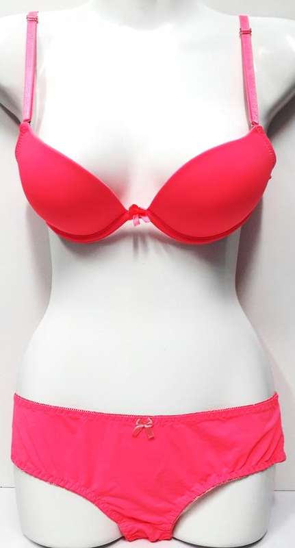 LATE ENTRY!!!! LOW CUT CLEAVAGE BRA SET!!! - FUN COLOURS FOR SUMMER!!! B CUPS