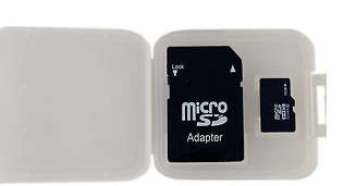 2 GB Micro SD card with SD adaptor