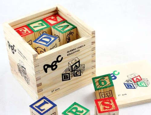 Educational Wooden Blocks - 27 Piece